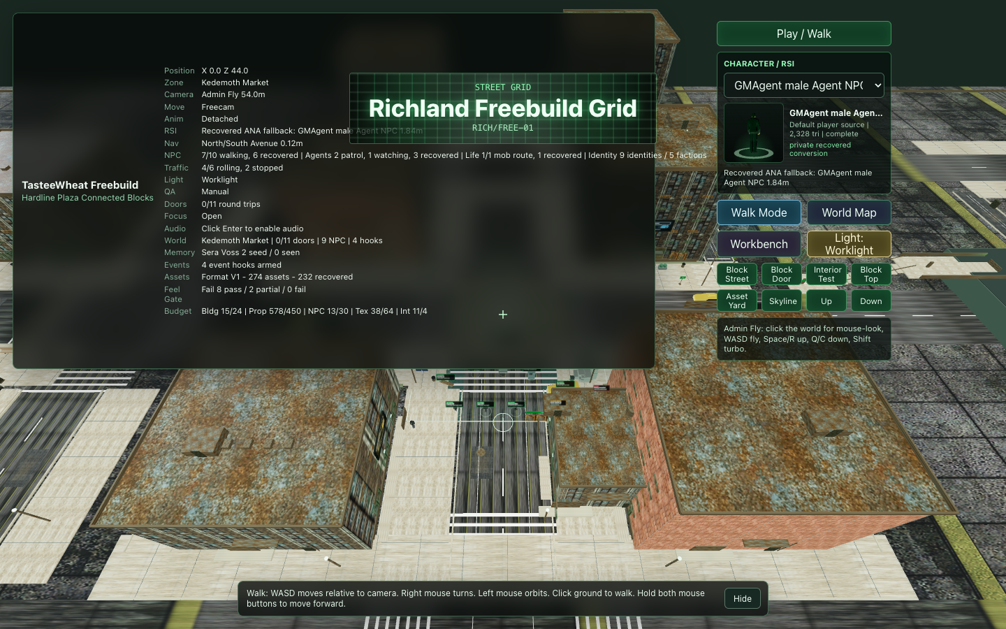 084 After District Block Overhead screenshot from the Freebuild preview